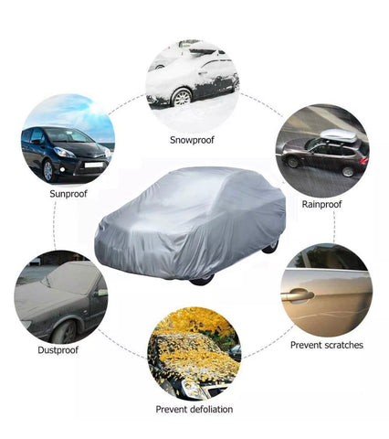 Image of Heavy Duty Breathable Waterproof UV Protection Large Car Cover
