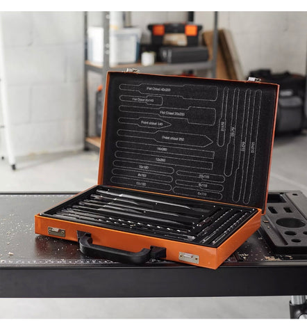 Image of 17 PIECE SDS PLUS DRILL BIT & CHISEL SET