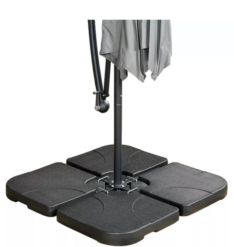 Image of Set of 4 Outdoor Parasol Base Stand