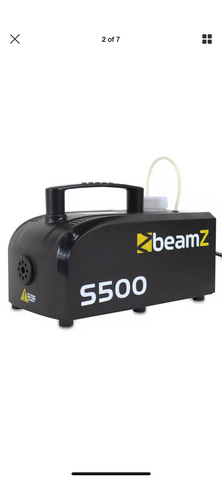 Image of BEAMZ REMOTE SMOKE MIST FOG EFFECT MACHINE DISCO PARTY DJ STAGE 500W FREE FLUID