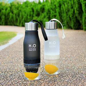 Limited Edition 650ml Water Bottle plastic Fruit infusion bottle Infuser Drink Outdoor Sports Juice lemon Portable Kettle - Free Productz