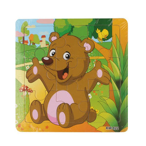 Wooden Puzzle Animal Bear Jigsaw