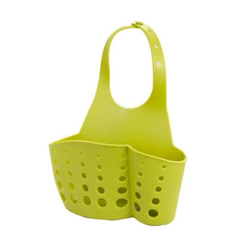 Image of Portable Home Kitchen Hanging Drain Bag Basket Bath Storage Tool Sink Holder Soap Holder Bathroom
