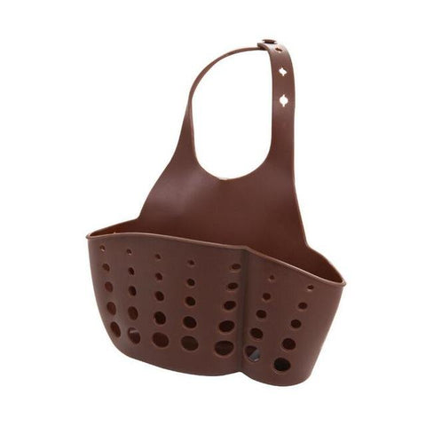 Image of Portable Home Kitchen Hanging Drain Bag Basket Bath Storage Tool Sink Holder Soap Holder Bathroom - Free Productz