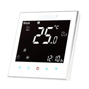 Electric Heating Thermostat with Touch Screen LCD Display